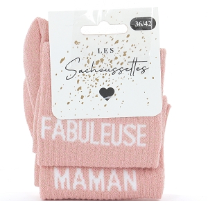 SACHOUSSETTES FABULEUSE MAMAN<br>Rose