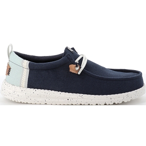 HEY DUDE WALLY CRAFT LINEN<br>Marine