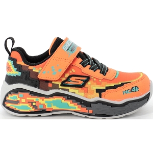 SNEAKER COMBI WHITE MEGA SCENE:Orange