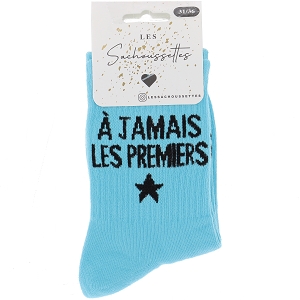 SACHOUSSETTES A JAMAIS LES PREMIERS<br>Bleu