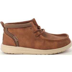 HEY DUDE WALLY MID GRIPR CLASSIC<br>Camel