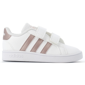 ADIDAS GRAND COURT I<br>Blanc Gold