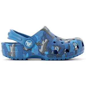 CROCS CLASSIC SHARK CLOG<br>Bleu