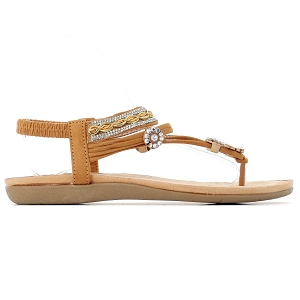 CROCBAND SANDAL JIDIOMA:Marron