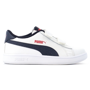 PUMA SMASH V2 L <br>Blanc Marine