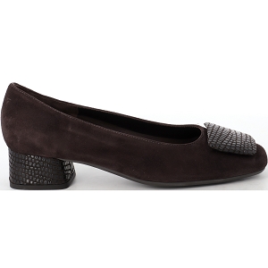 REQINS KEFIR CUIR VELOURS<br>Marron