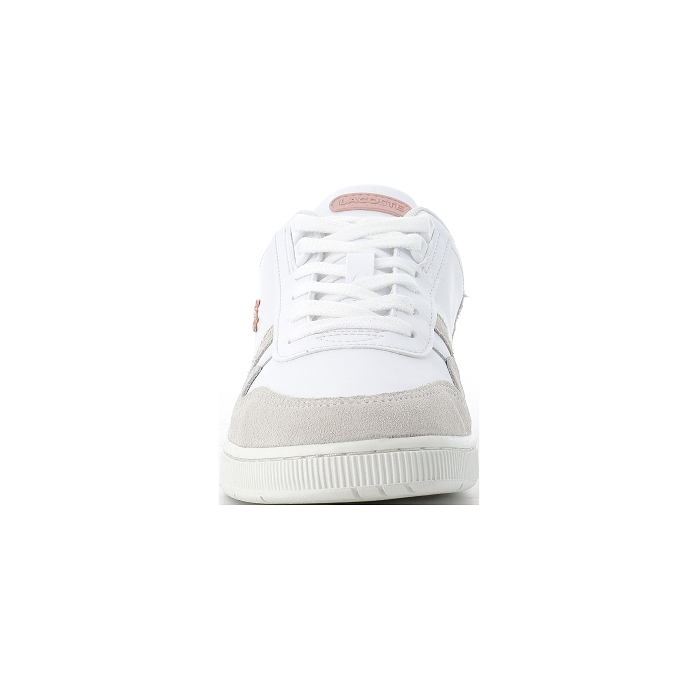 La Botte Rouge  baskets t clip f blanc femme Lacoste