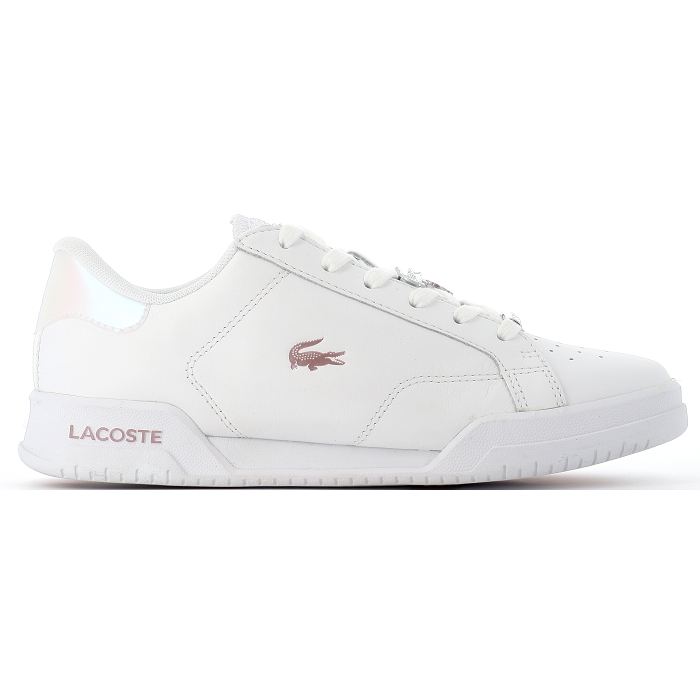 La Botte Rouge  baskets t clip blanc femme Lacoste