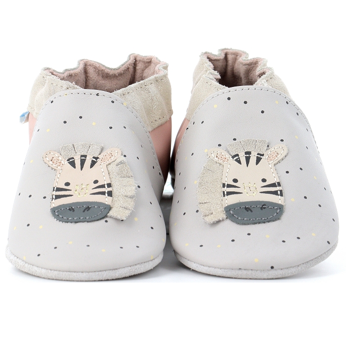 Chaussons souples de la marque Robeez Cute Zebra