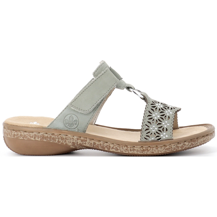 Mules sales vertes femme