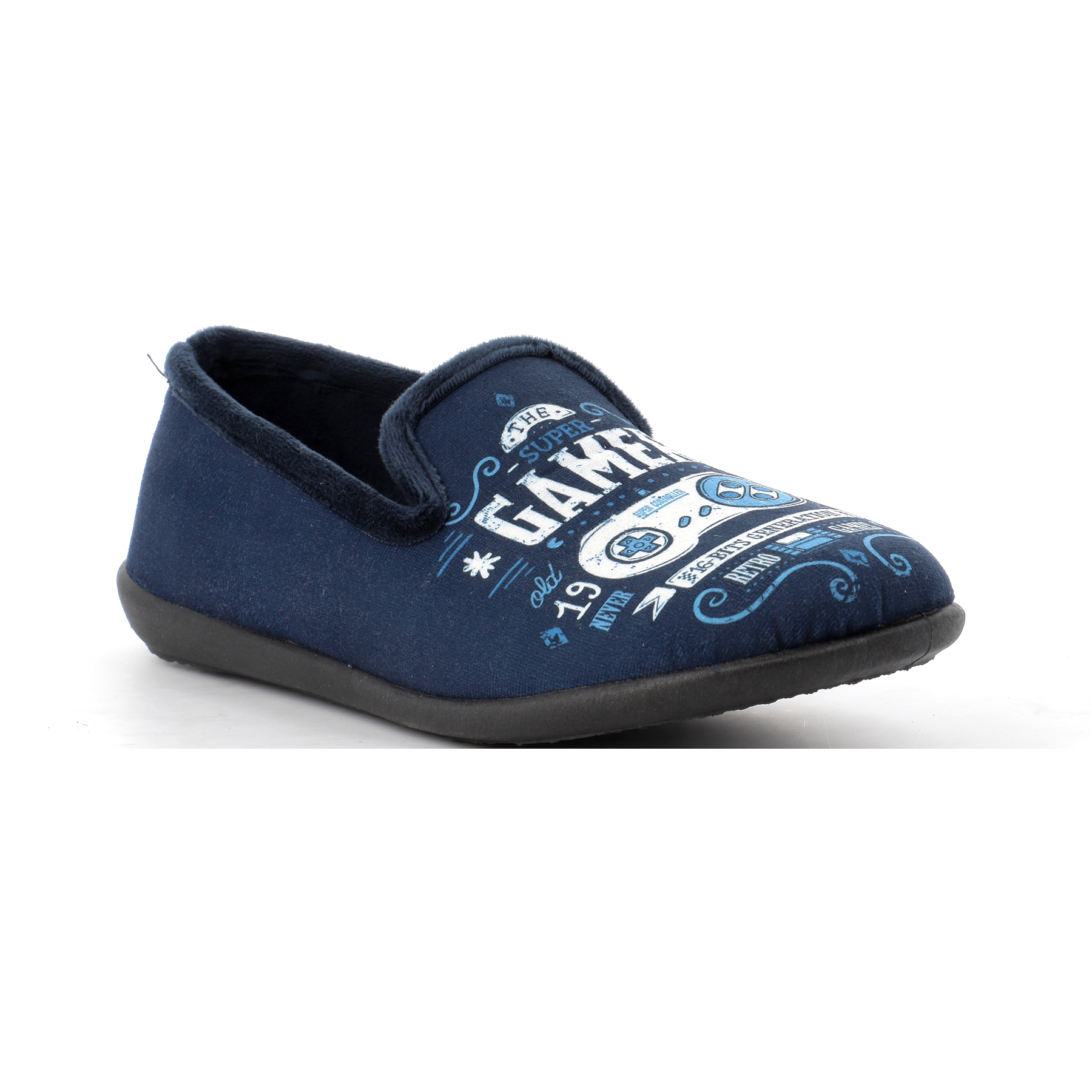 La Botte Rouge  chaussons turnberg 40164 bleu enfant Giesswein