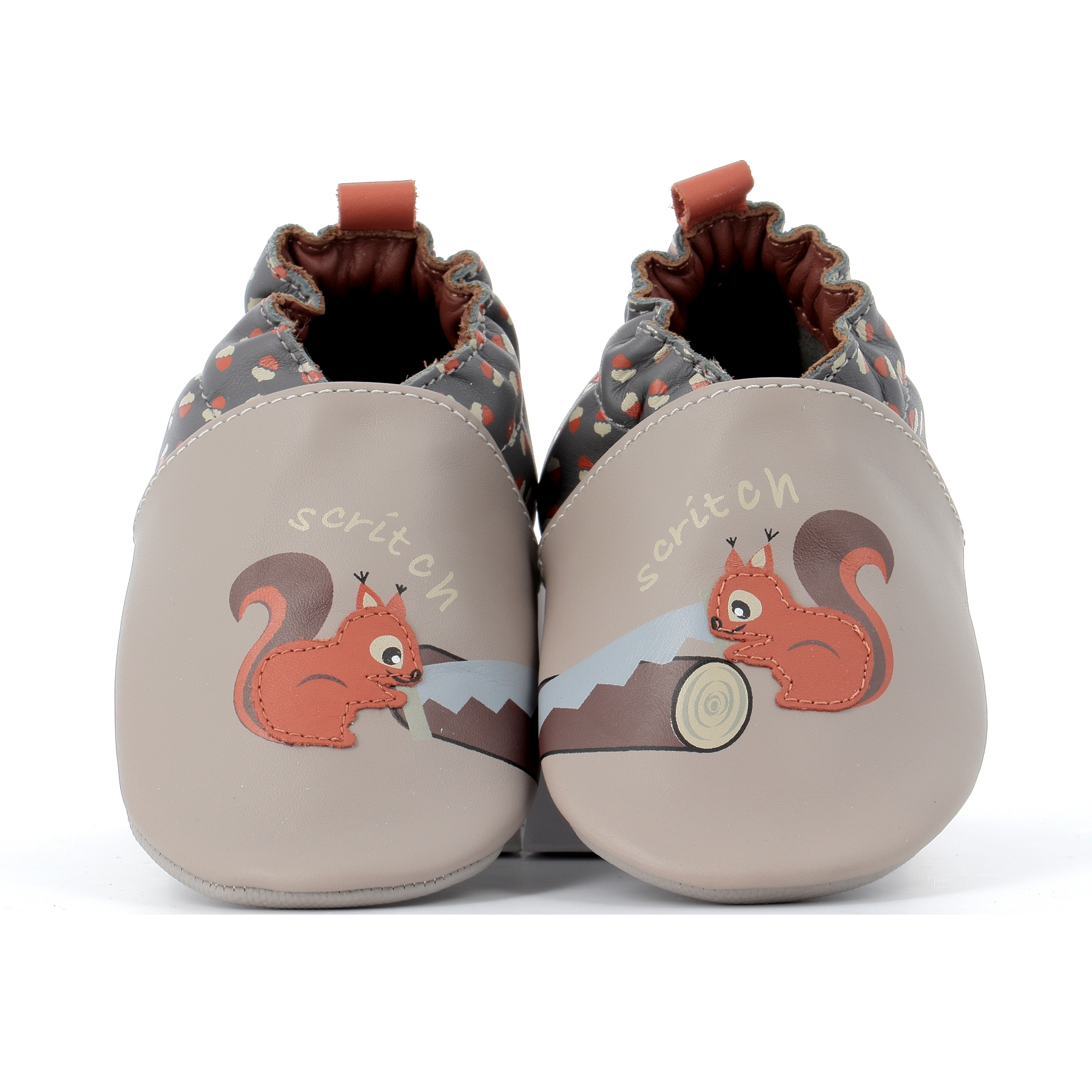 La Botte Rouge  chaussons woodcutters beige bebe Robeez