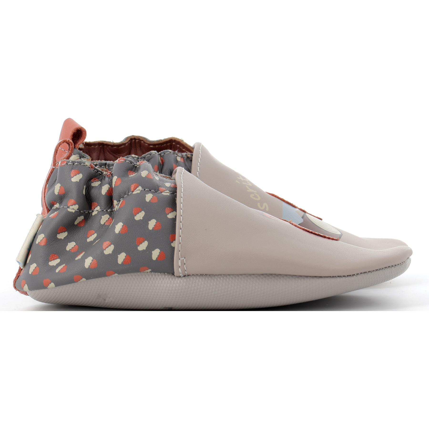 La Botte Rouge  chaussons woodcutters beige bebe Robeez