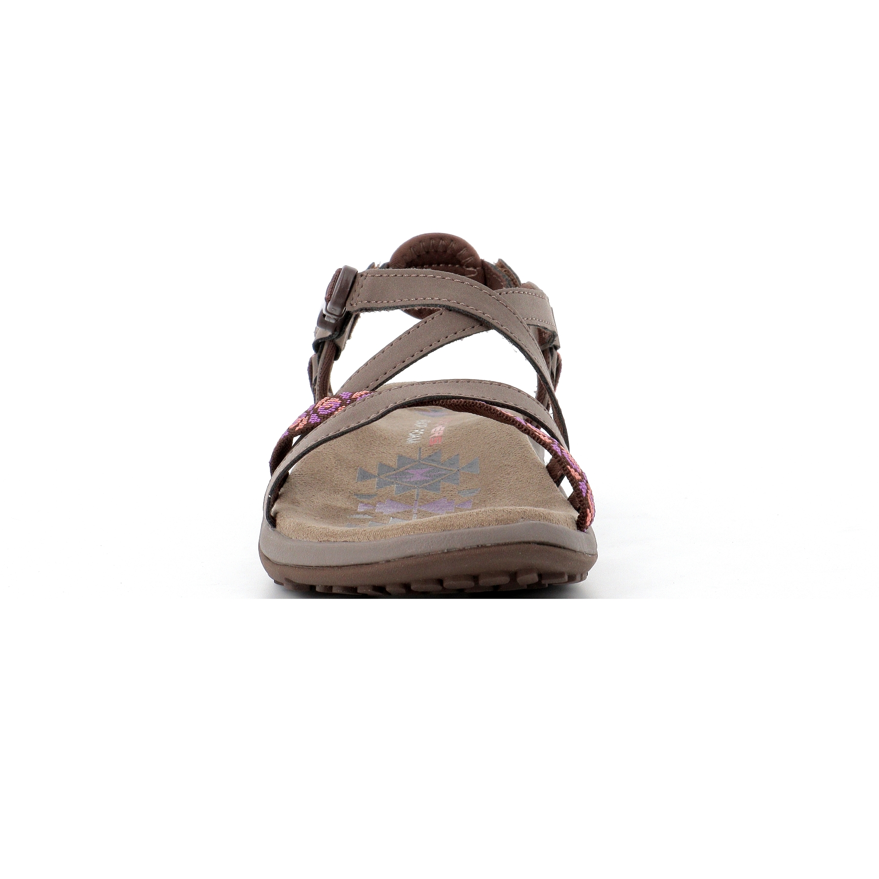 La Botte Rouge sandales et mules reggae slim vacay marron femme Skechers