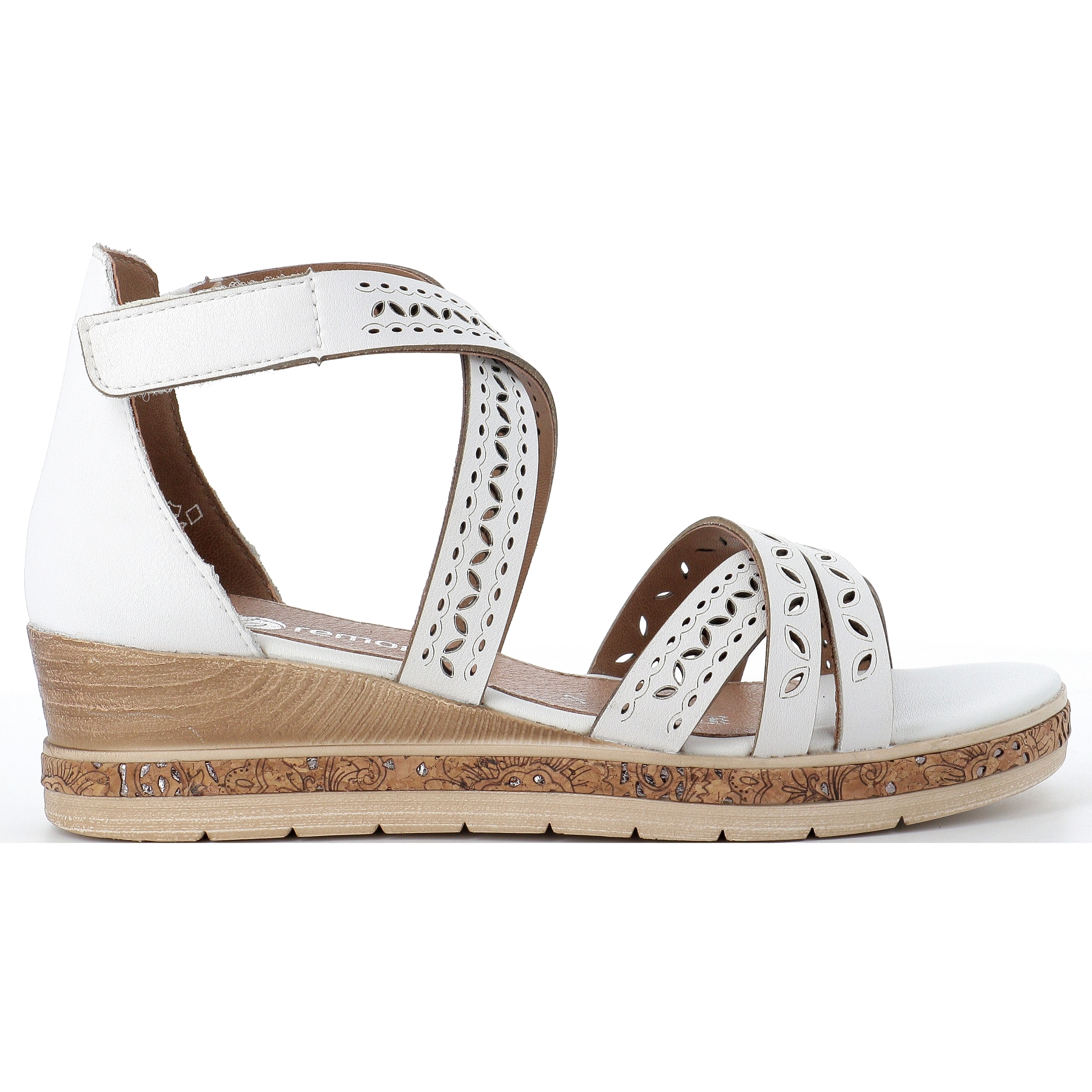 La Botte Rouge | sandales et mules remanc 3061 blanc femme Remonte